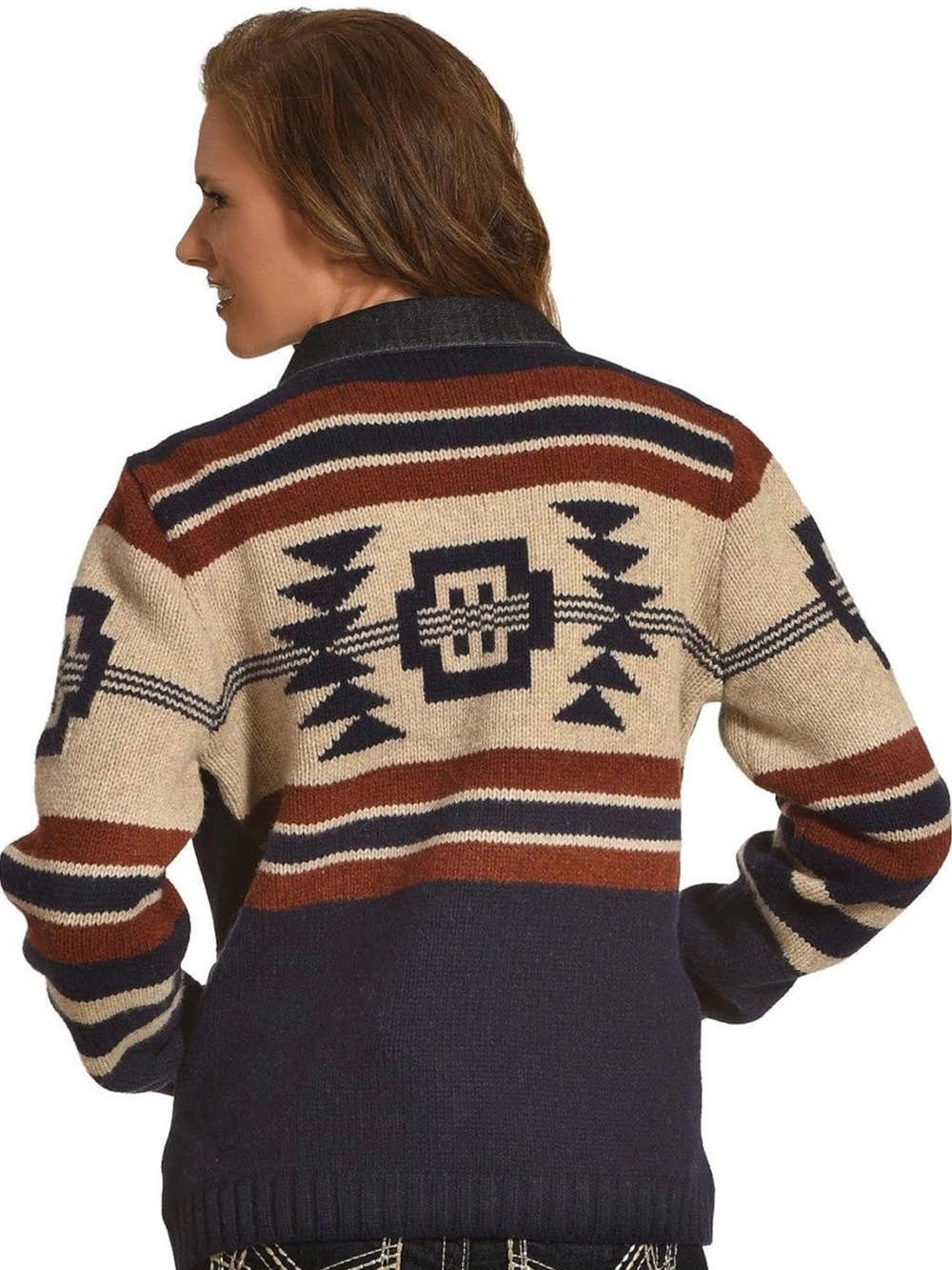 Pendleton Women's Athena Lambswool Sweater Jacket size S - Picture 9 of 10